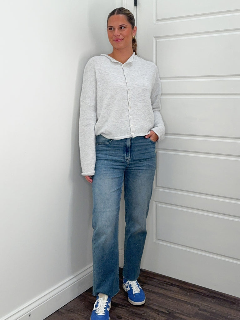 High Rise Straight Leg Jean Clothing Peacocks & Pearls Lexington