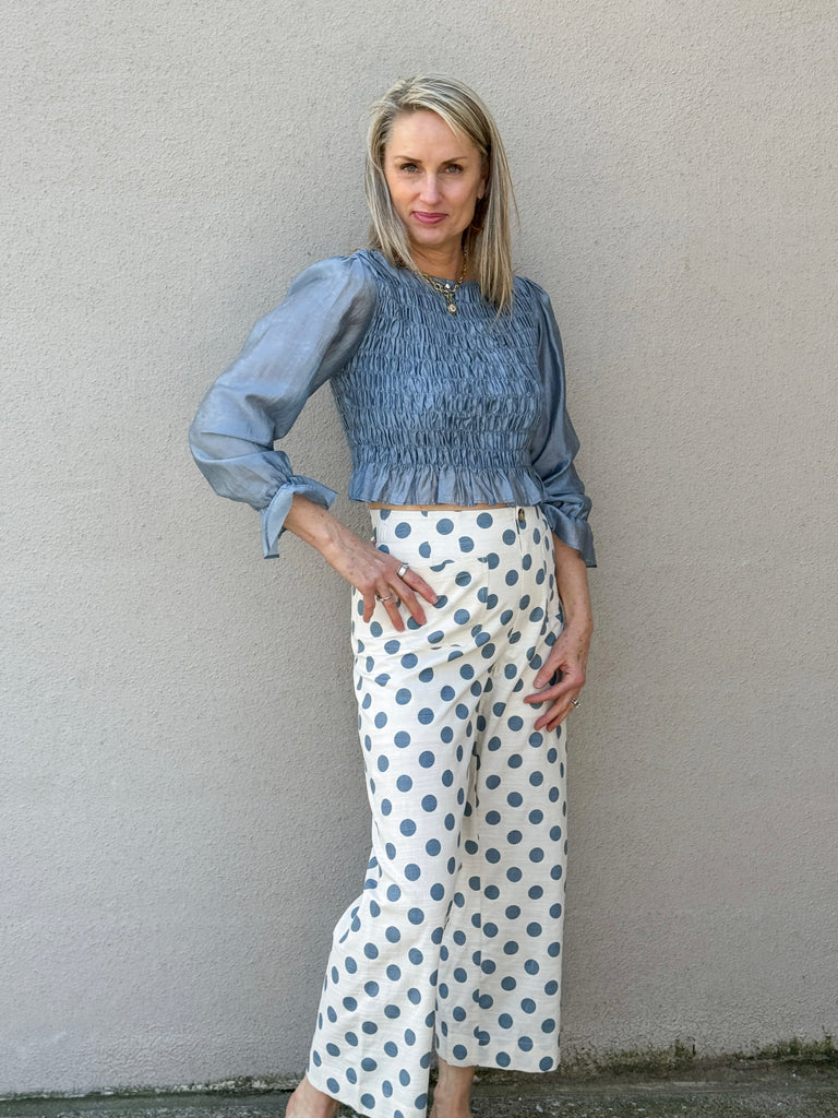 Polka Dot Drift Pants Clothing Peacocks & Pearls Lexington