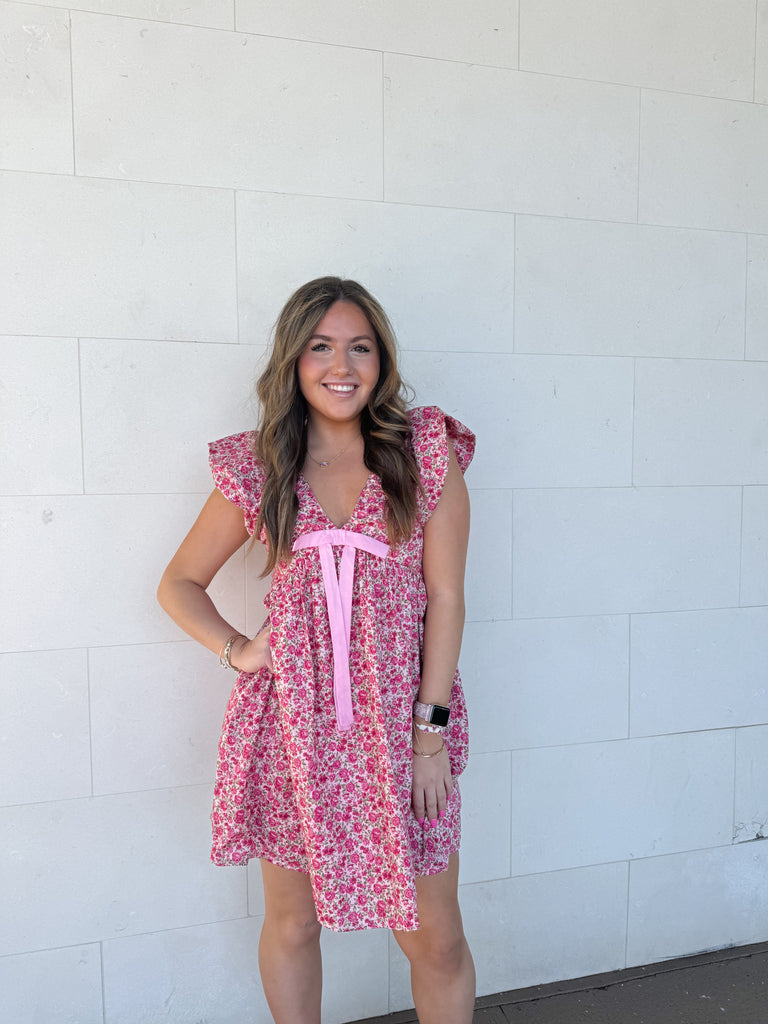 Endless Roses Bow Dress Clothing August Apparel   