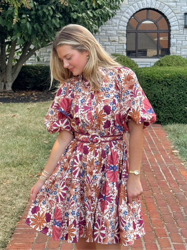 The Harvest Cream Dress Clothing Peacocks & Pearls Lexington
