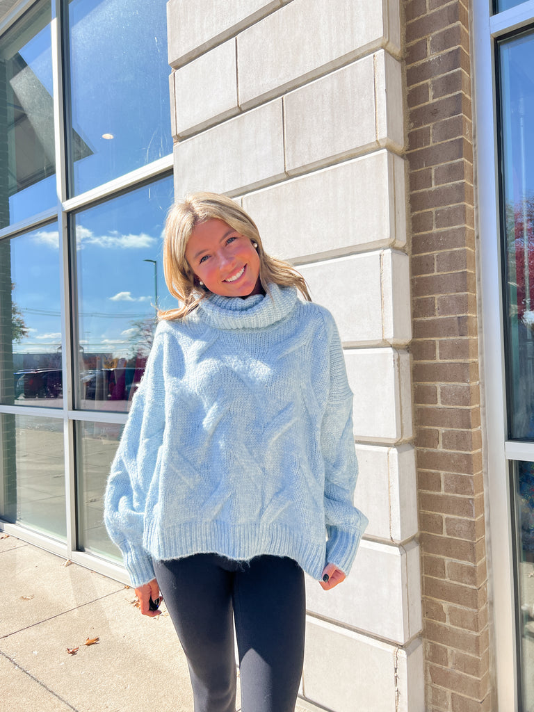 Once In A Blue Moon Sweater Clothing She + Sky   