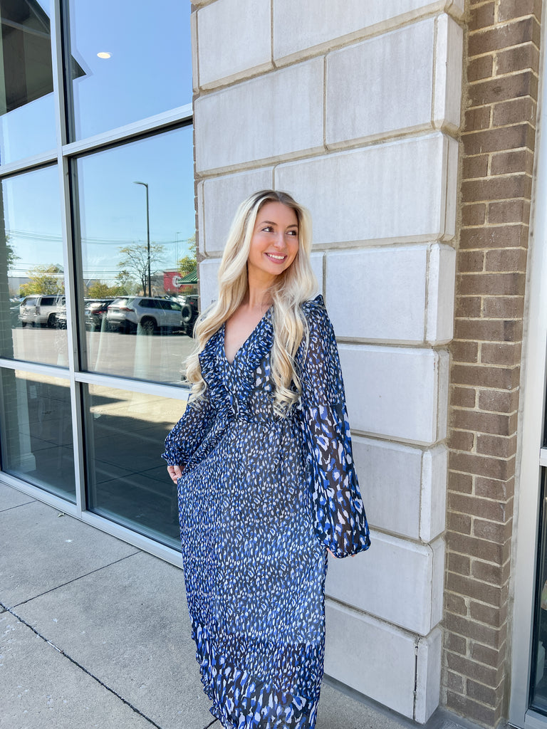 Night Falls Maxi Dress Clothing Peacocks & Pearls Lexington   