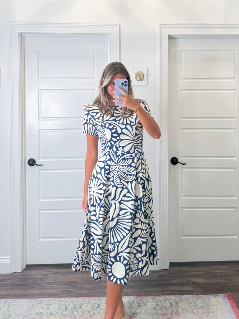 Double Take Reversible Dress Clothing Peacocks & Pearls Lexington