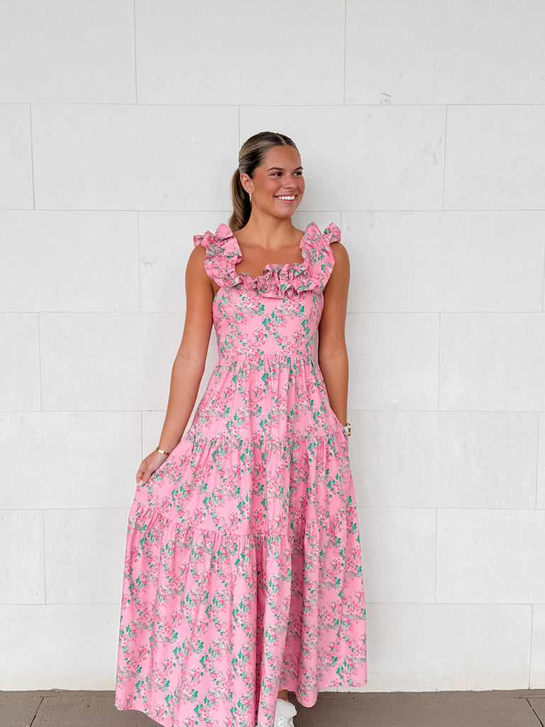 Primrose Picnic Dress Clothing Peacocks & Pearls Lexington