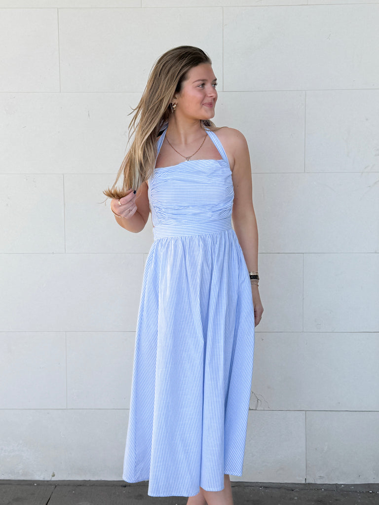 Costal Bliss Midi Dress Clothing Peacocks & Pearls Lexington