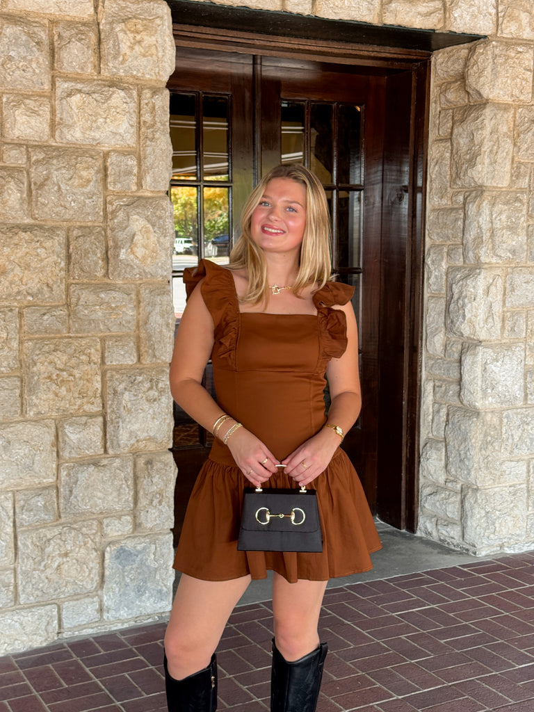 Saddle Lane Short Dress Clothing Peacocks & Pearls Lexington