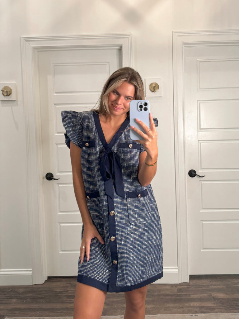 Timeless Tweed Dress Clothing Peacocks & Pearls Lexington   