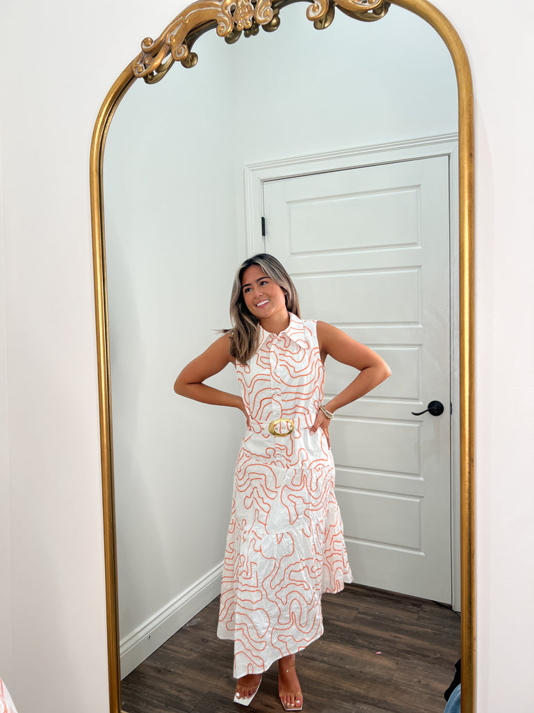 orange sherbet dress Catherine Orange Sherbet Tiered Dress Medium