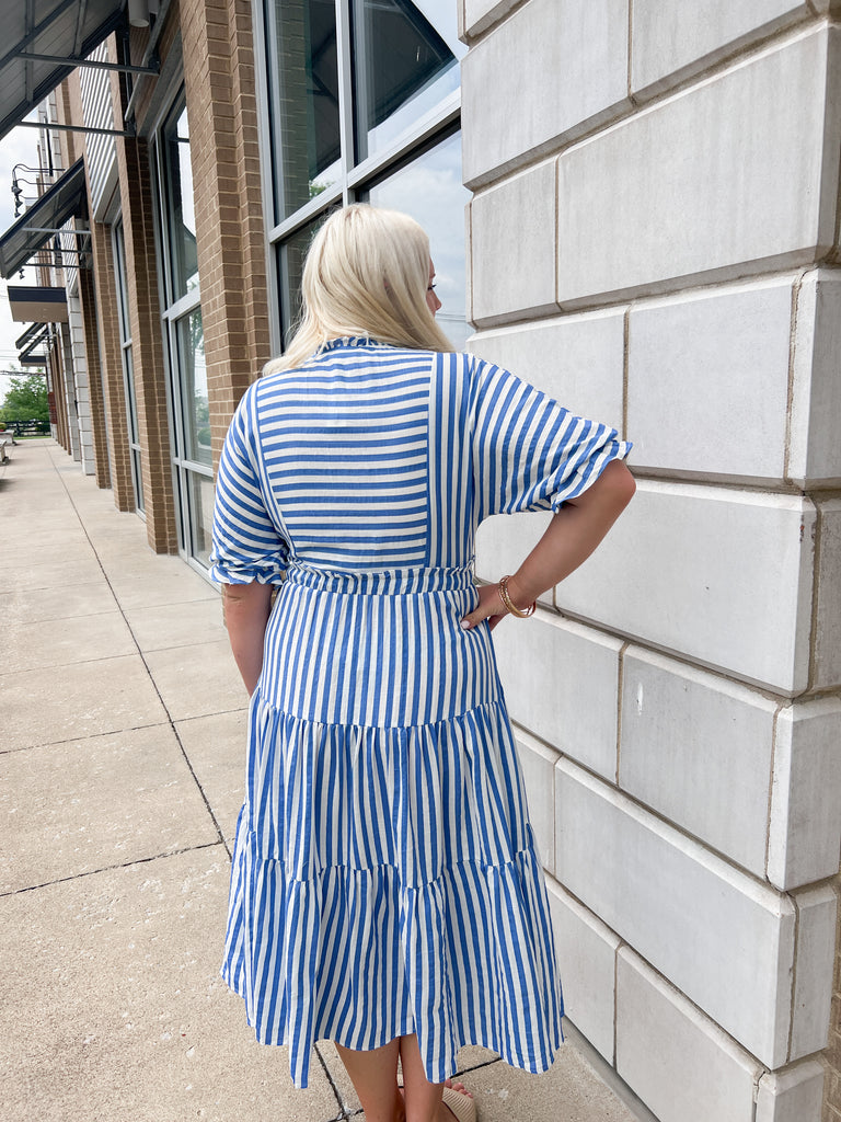 America's Sweetheart Midi Dress Clothing Peacocks & Pearls Lexington   