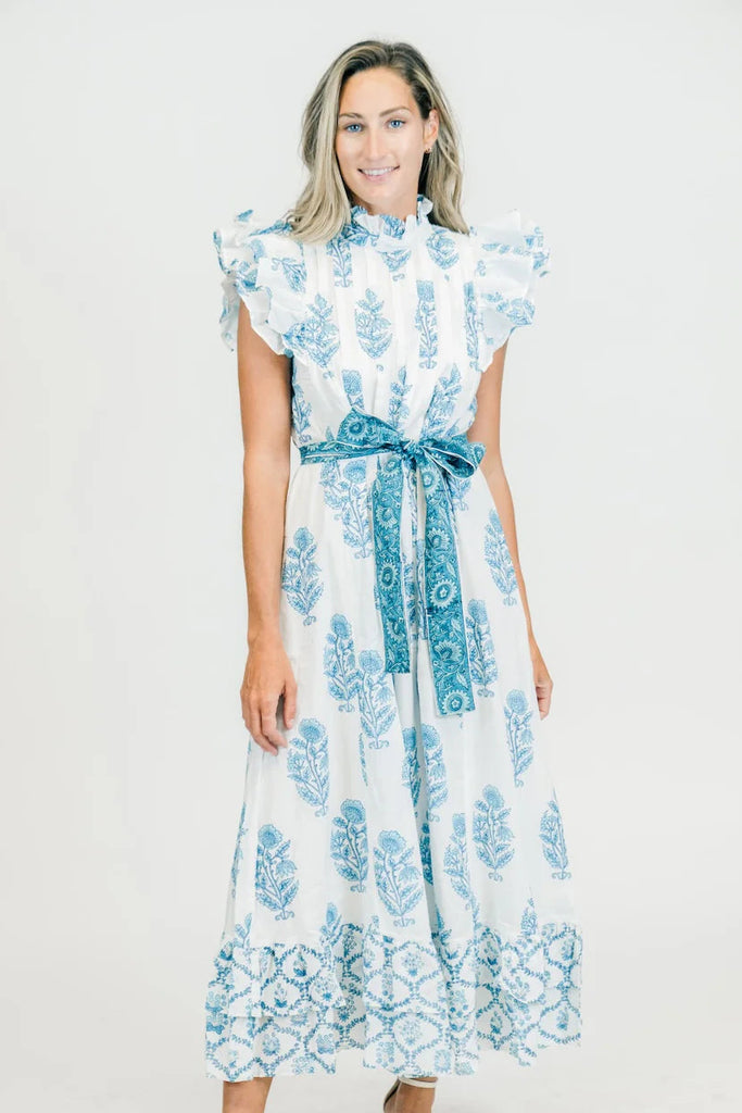 Jasmine Petunia Maxi Dress Peacocks & Pearls Lexington Jasmine Petunia Maxi Dress Peacocks & Pearls Lexington