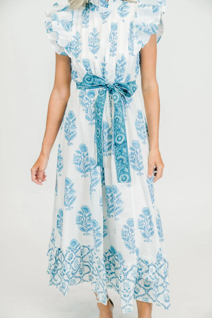 Jasmine Petunia Maxi Dress Clothing Peacocks & Pearls Lexington