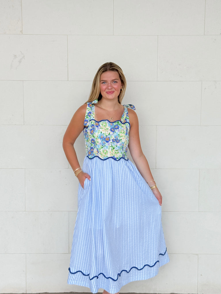 Blossom Bay Dress Clothing Peacocks & Pearls Lexington