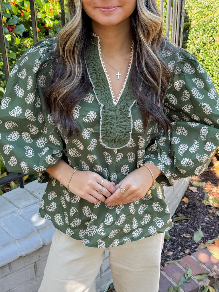 Autumn In Aspen Top Clothing Peacocks & Pearls Lexington