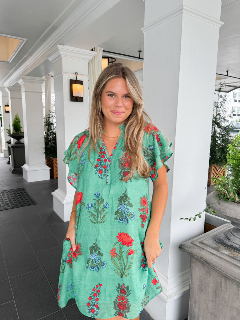 peacocks clothing dresses Rose Sunshine Dress Orange Multi / S The Cocoon Dress A Cult Classic in Conscious Luxury Effortlessly modern and endlessly versatile Polka Twist Dress Cream /