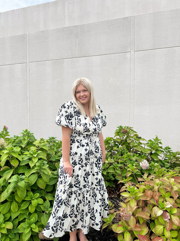 Fall Vision Midi Dress Clothing Peacocks & Pearls Lexington   