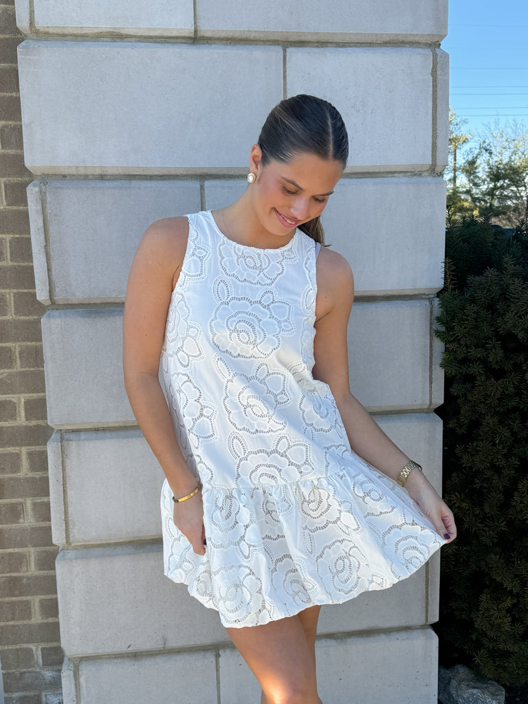 Lace Gardenia Dress Clothing Peacocks & Pearls Lexington