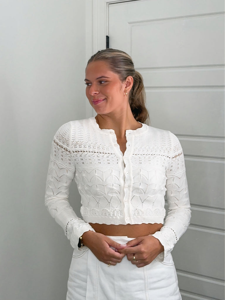 Ivory Lane Cardigan Clothing Peacocks & Pearls Lexington