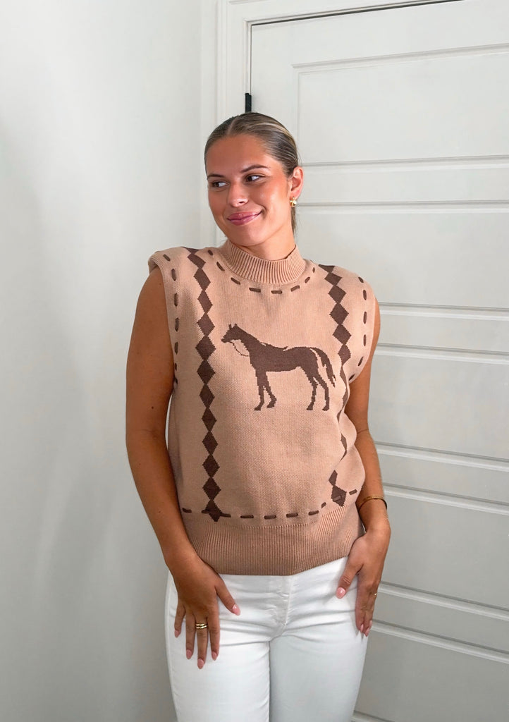 Equinox Sweater Vest Clothing Peacocks & Pearls Lexington