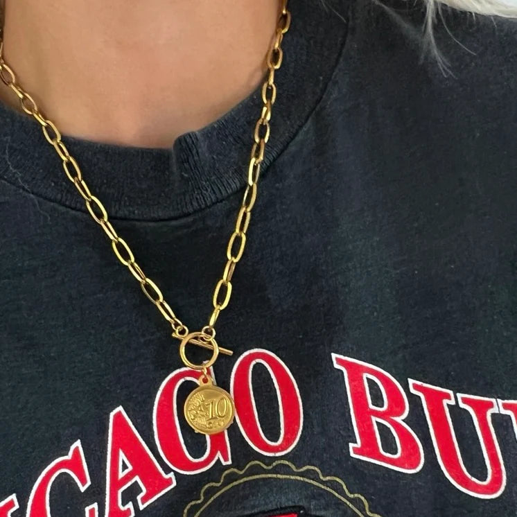 Coin Necklace Jewelry Peacocks & Pearls Lexington