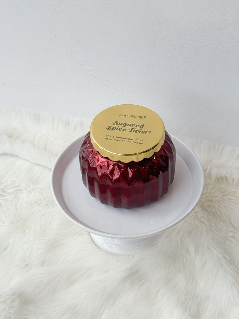 Sugared Spice Twist Royal Gem Candle Home Peacocks & Pearls Lexington