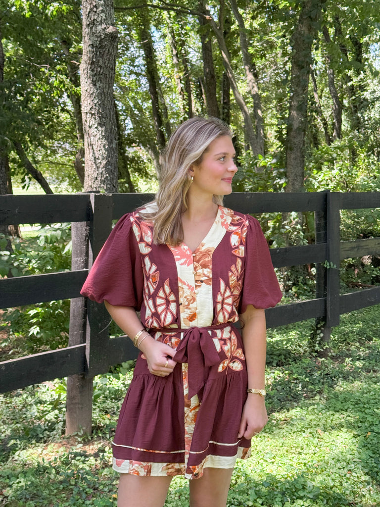 Autumn Glow Dress Clothing Peacocks & Pearls Lexington