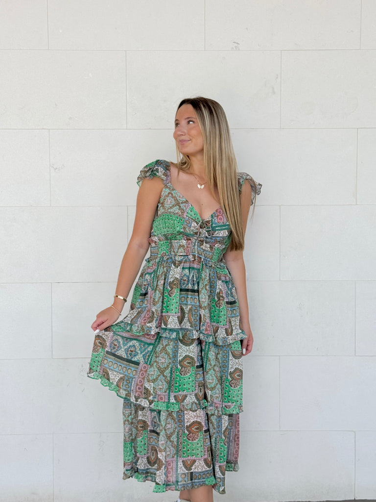 Paisley Daze Dress Clothing Peacocks & Pearls Lexington