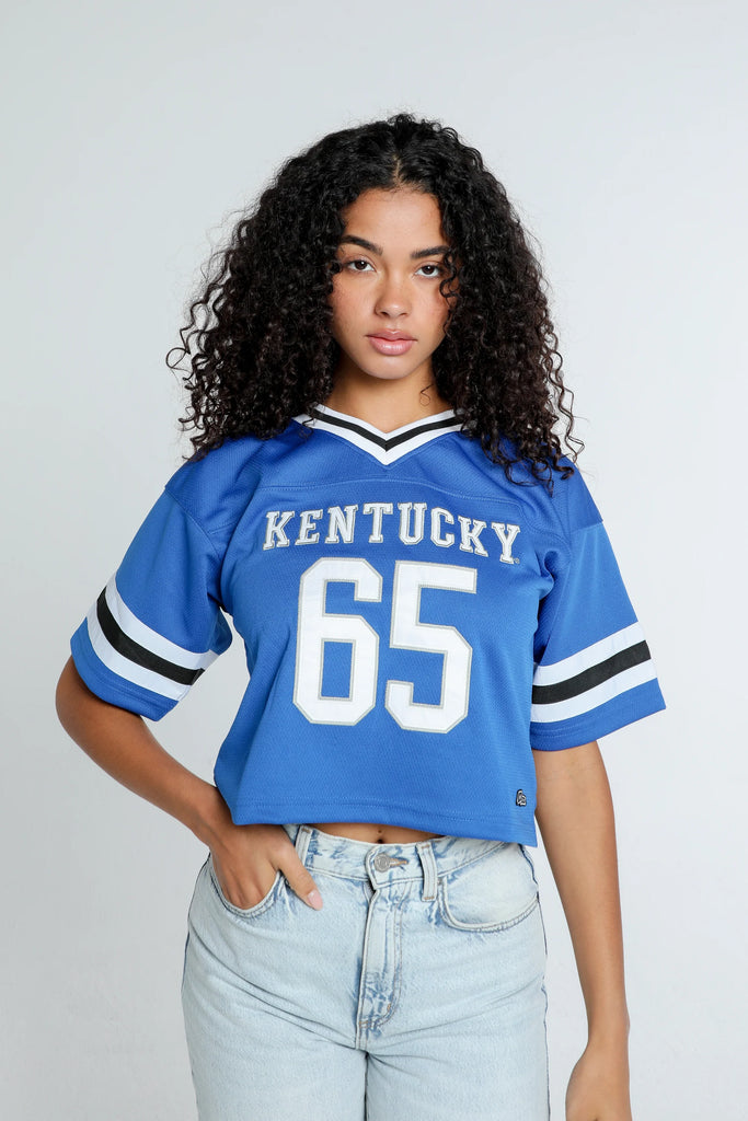 Kentucky Football Cropped Jersey Clothing Peacocks & Pearls Lexington