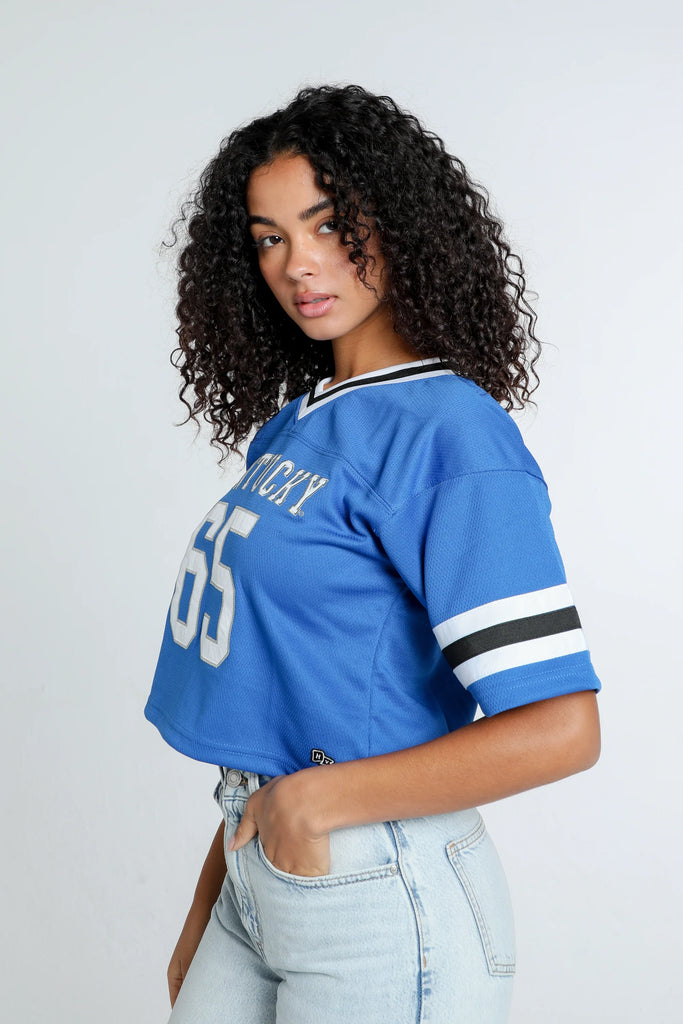 Kentucky Football Cropped Jersey Clothing Peacocks & Pearls Lexington