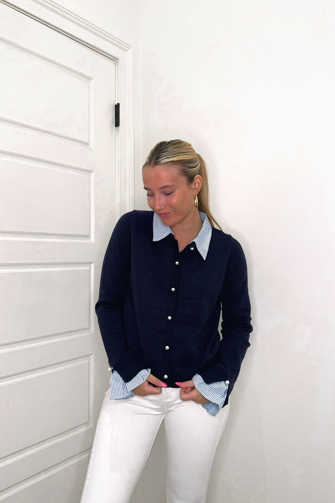 The Harbor Pearl Cardigan Clothing Peacocks & Pearls Lexington