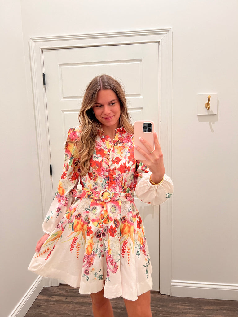 Run For The Roses Button Dress Clothing Beulah Style   