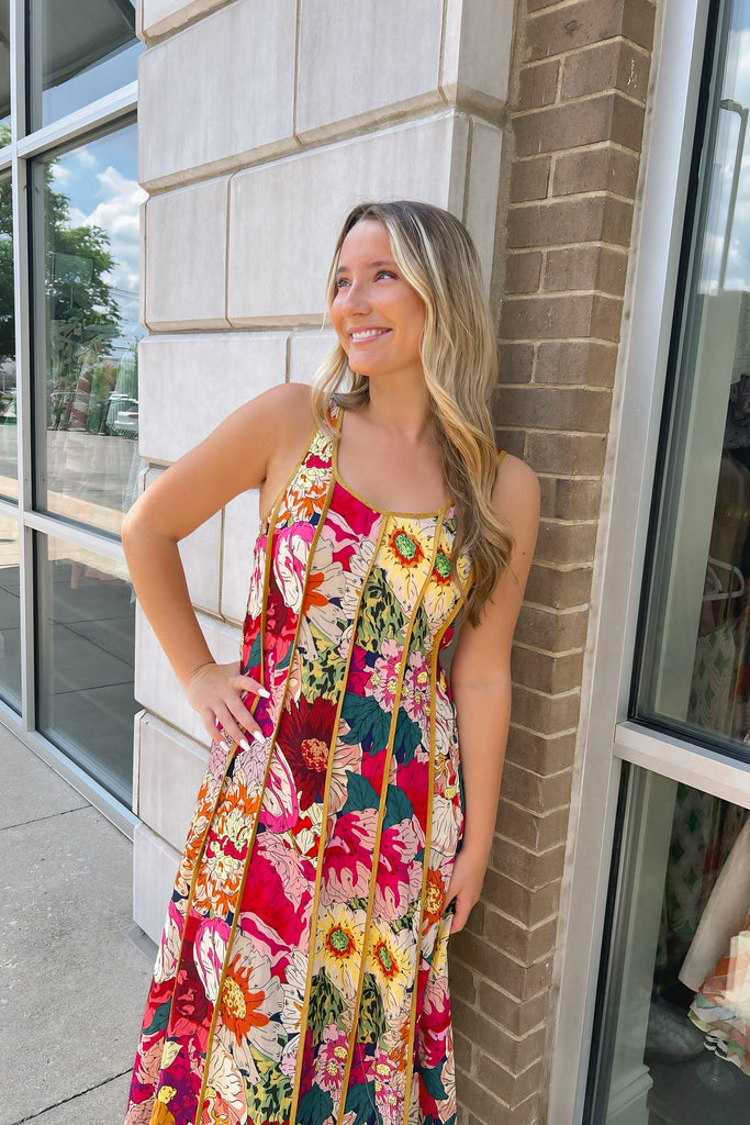 Floral Fizz Dress Clothing Peacocks & Pearls Lexington