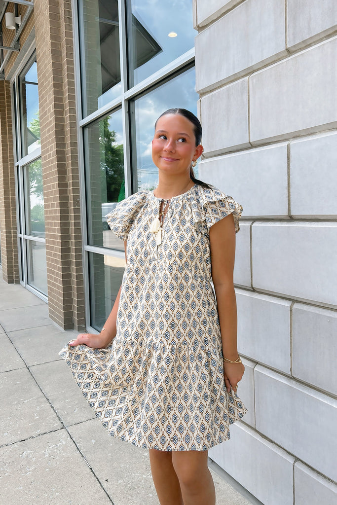 Sand Between Short Dress Clothing Peacocks & Pearls Lexington