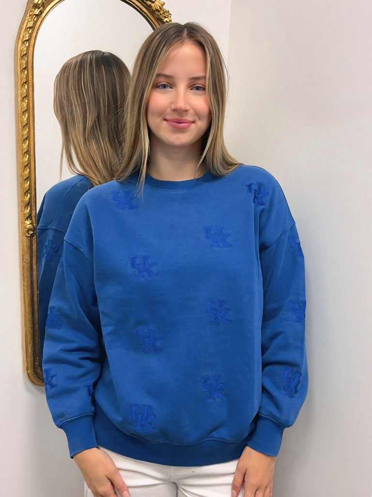 Kentucky Ritter Repeat Crew Neck Clothing Peacocks & Pearls Lexington
