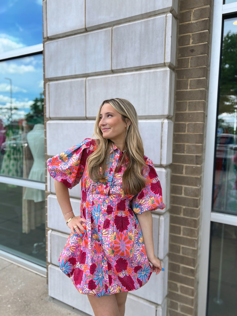 Magic In Bloom Dress Clothing Peacocks & Pearls Lexington