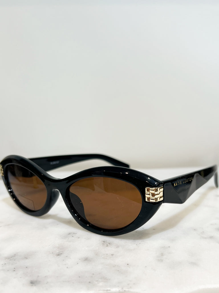 Bordeaux Slim Oval Sunglasses Accessory Peacocks & Pearls Lexington