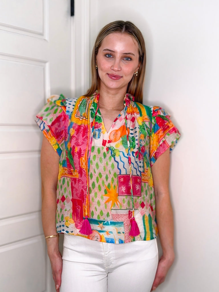 Vacation Days Top Clothing Peacocks & Pearls Lexington