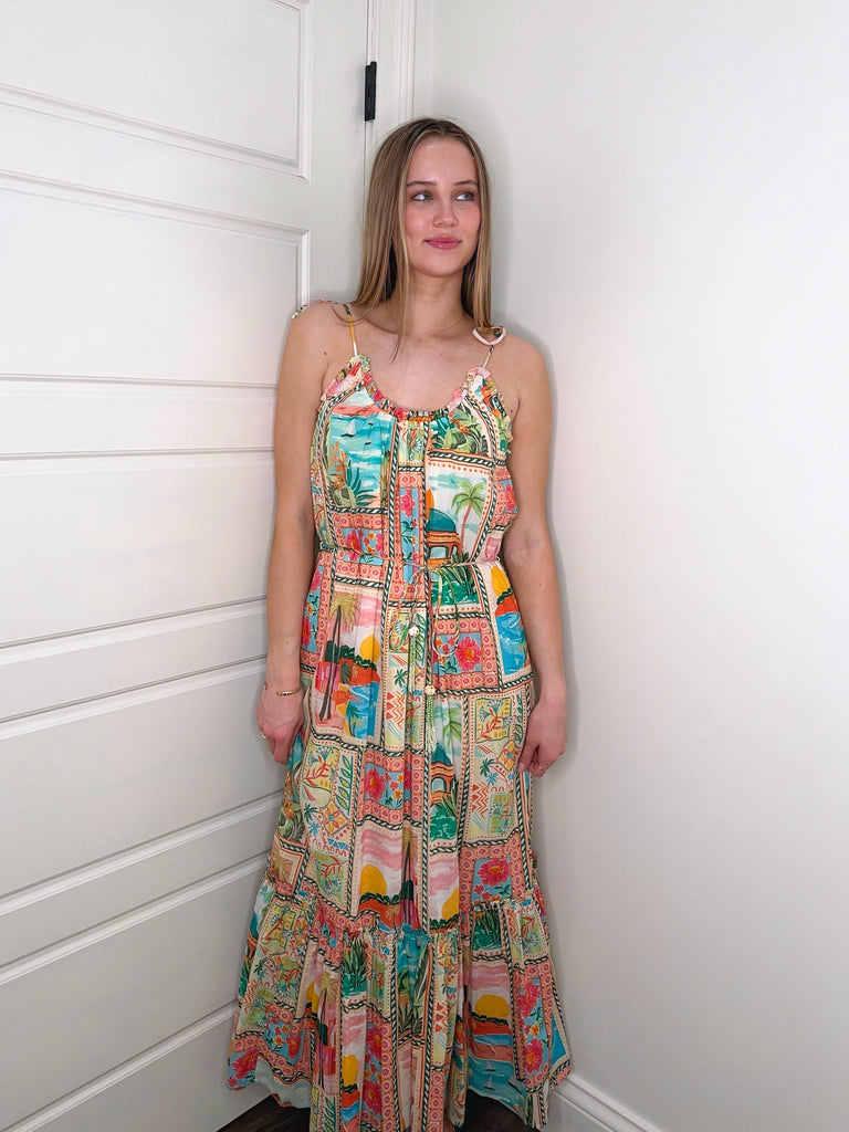 Maddison Capri Dress Clothing Peacocks & Pearls Lexington