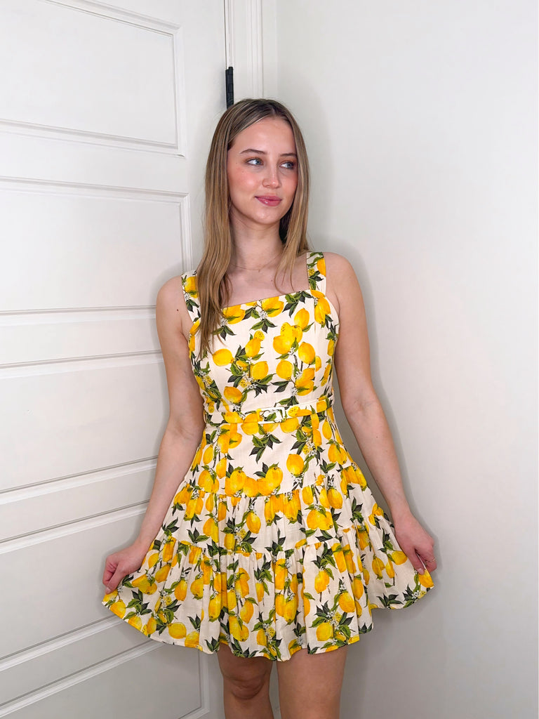Limoncello Love Dress Clothing Peacocks & Pearls Lexington
