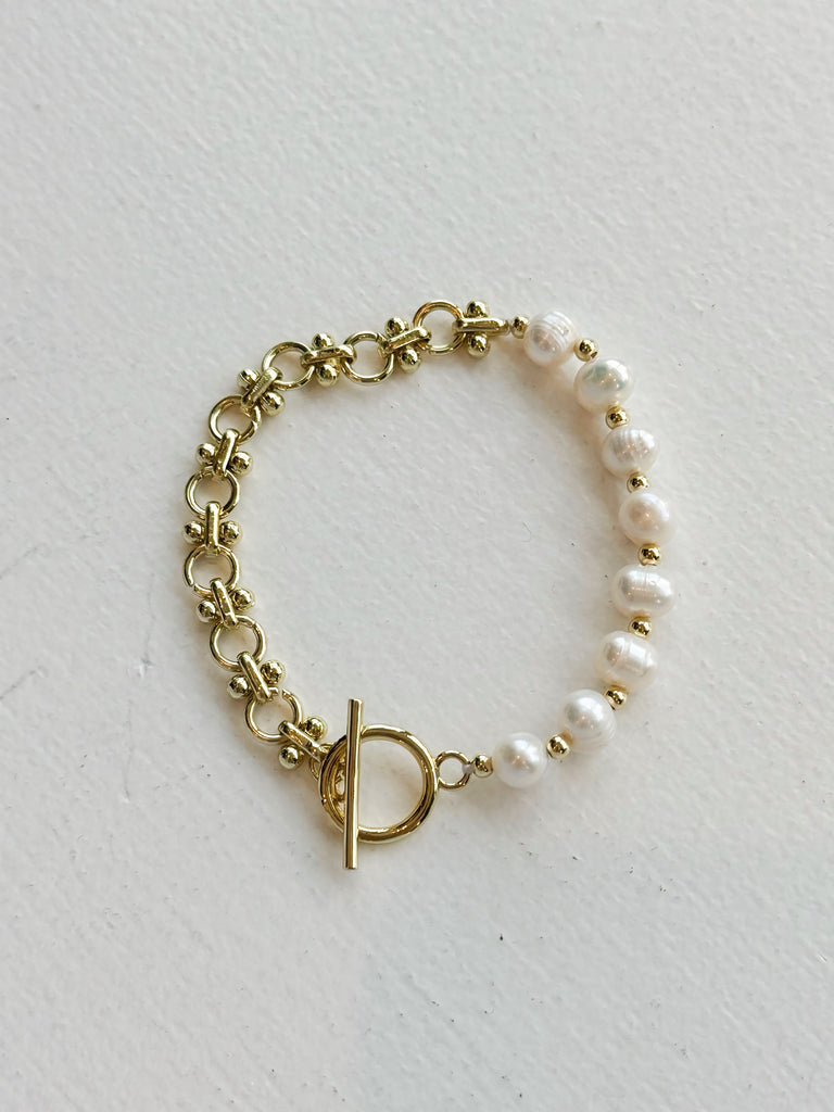 Pearl and Loop Bracelet Jewelry Peacocks & Pearls Lexington