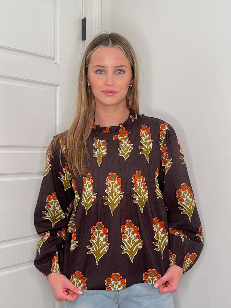 The Spiced Petal Top Clothing Peacocks & Pearls Lexington