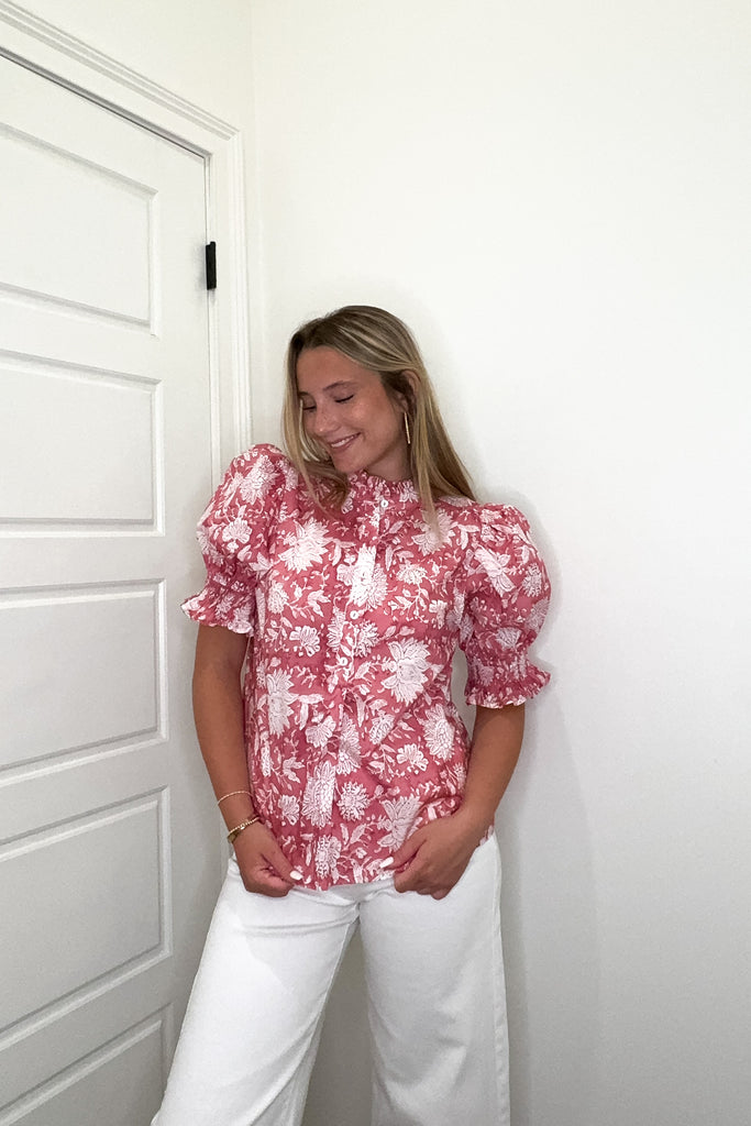 Marsala Gardens Top Clothing Peacocks & Pearls Lexington