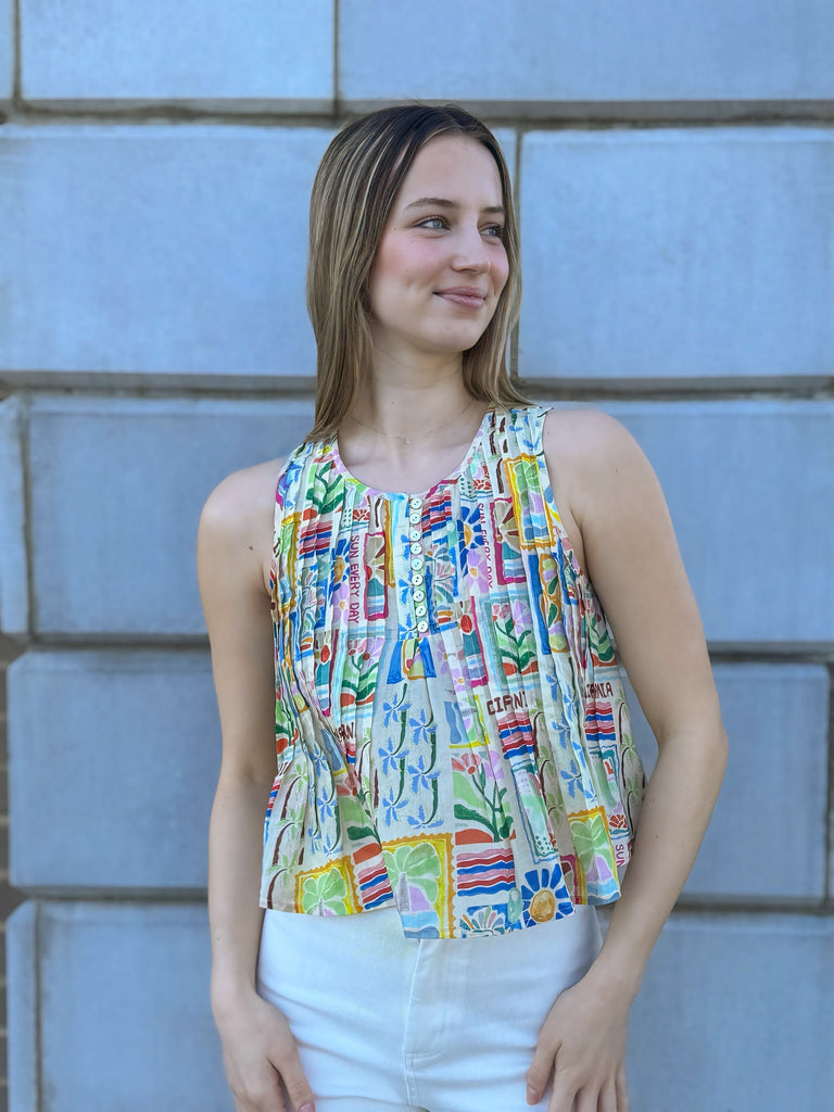 California Sunrise Top Clothing Peacocks & Pearls Lexington