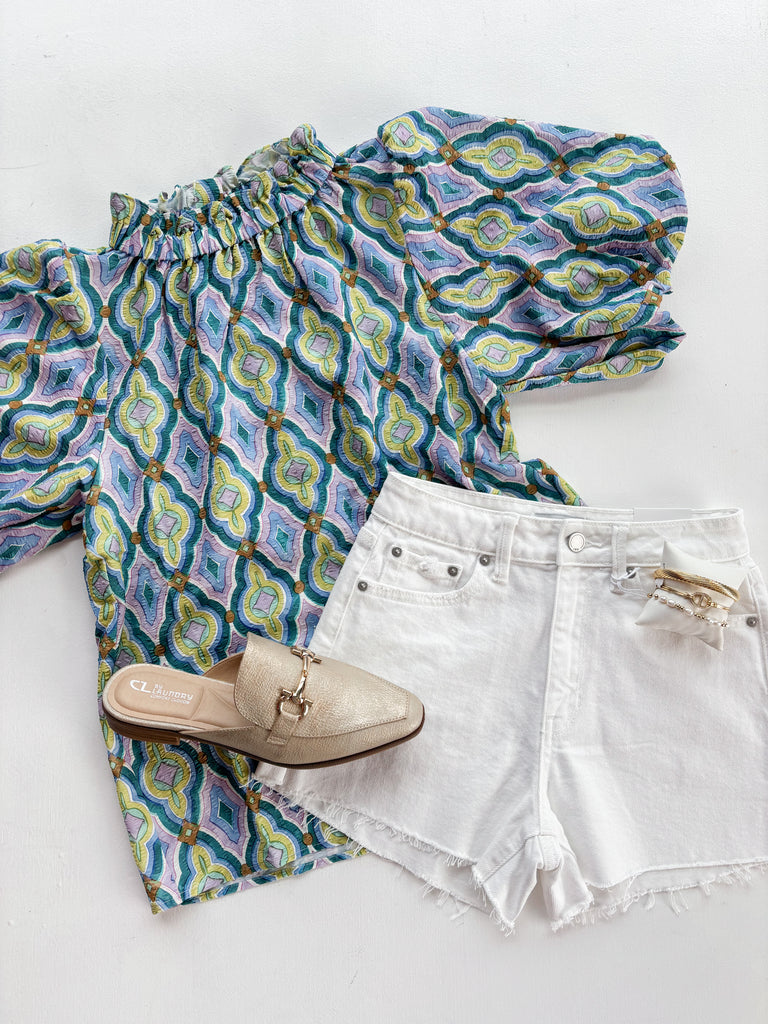 Mystic Meadow Top Clothing Peacocks & Pearls Lexington   