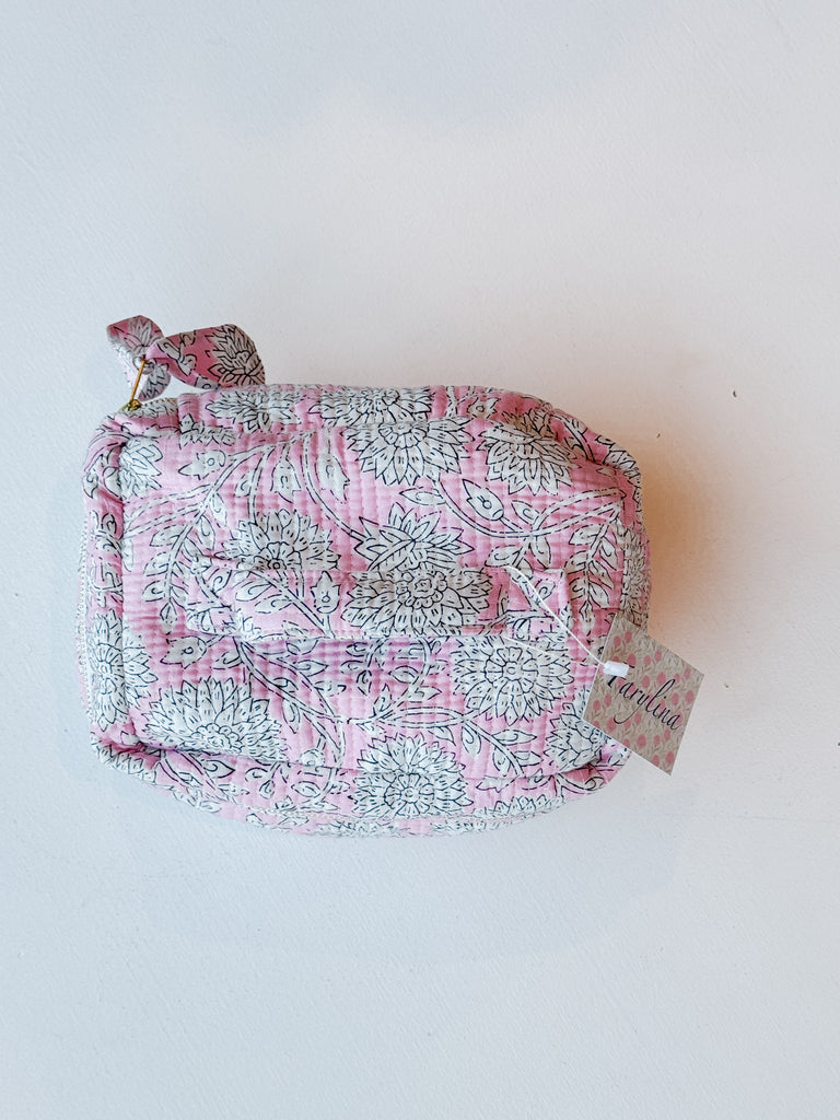 Calli Jane Handle Cosmetic Bag Purse Peacocks & Pearls Lexington