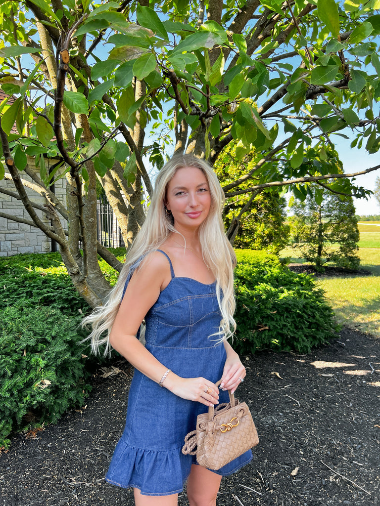 denim and pearls dress Wholesale pearl denim dress for your store
