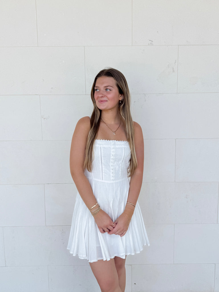 Amelia Mini Dress Clothing Peacocks & Pearls Lexington