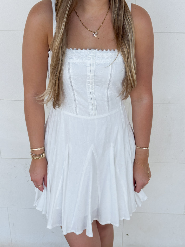 Amelia Mini Dress Clothing Peacocks & Pearls Lexington
