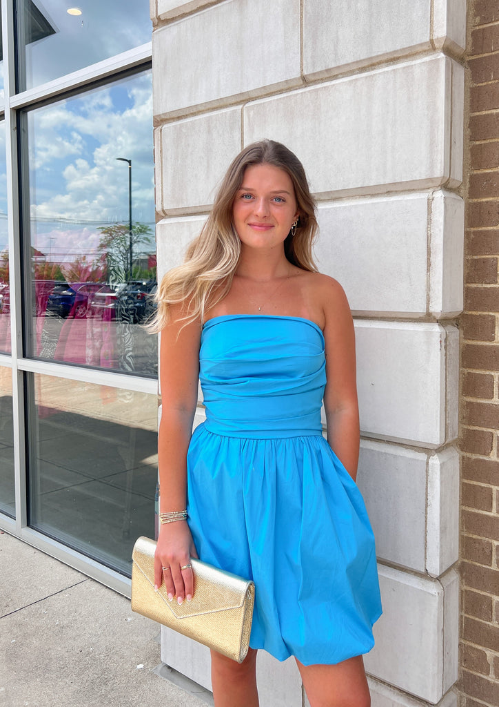 Summer Essential Strapless Dress Clothing Peacocks & Pearls Lexington   