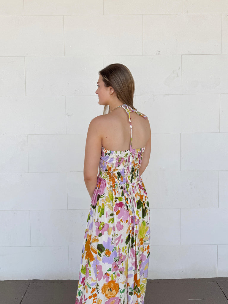 Lush Radiance Midi Dress Clothing Peacocks & Pearls Lexington