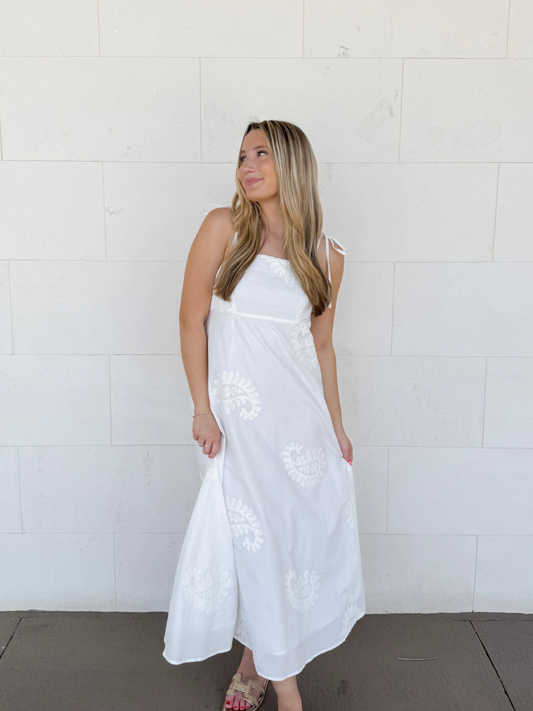 Summer Haze Midi Dress Clothing Peacocks & Pearls Lexington